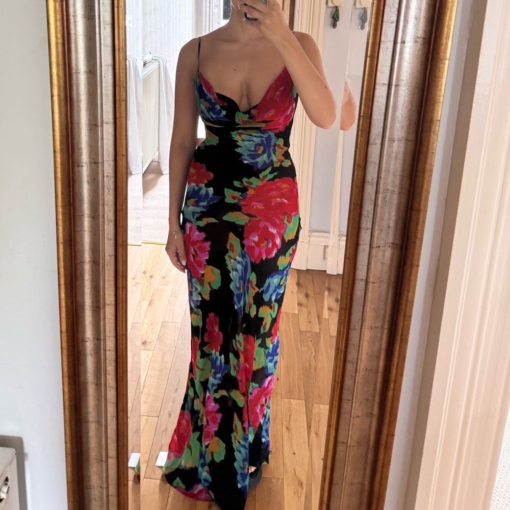 Rat and boa Casablanca dress